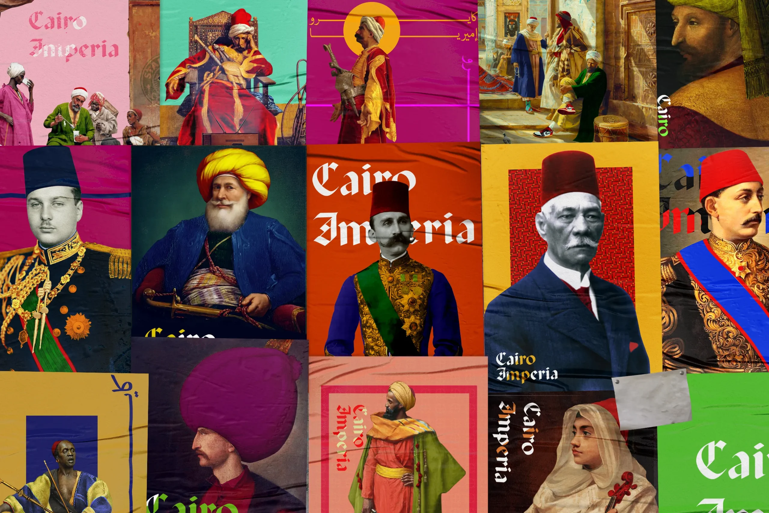 Cairo Imperia film production brand identity case study by Minto