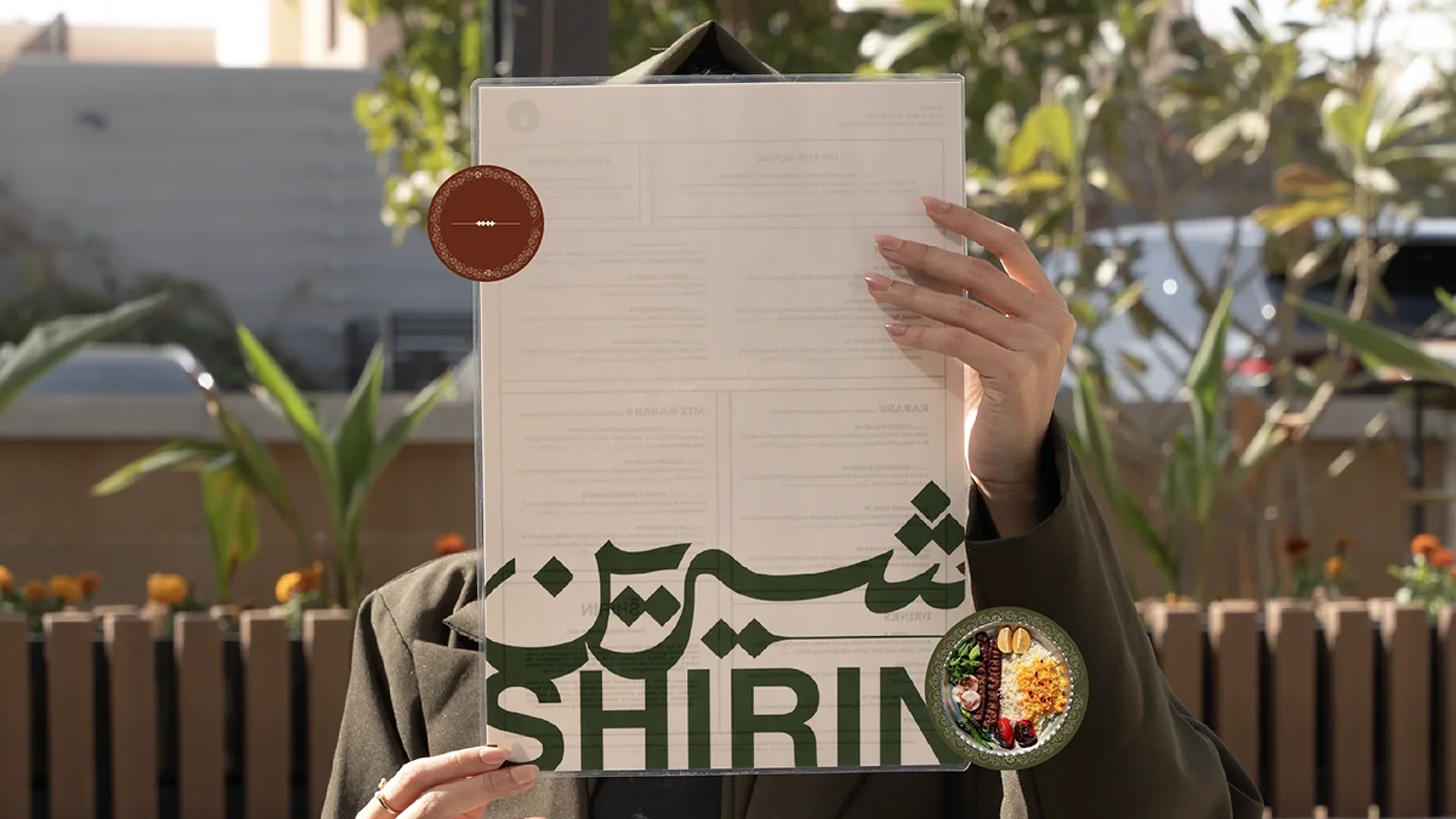 Shirin Persian restaurant identity by Minto