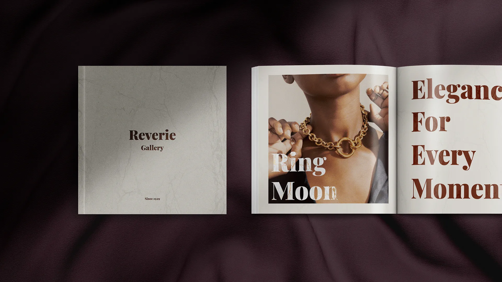 Reverie jewelry brand identity case study by Minto