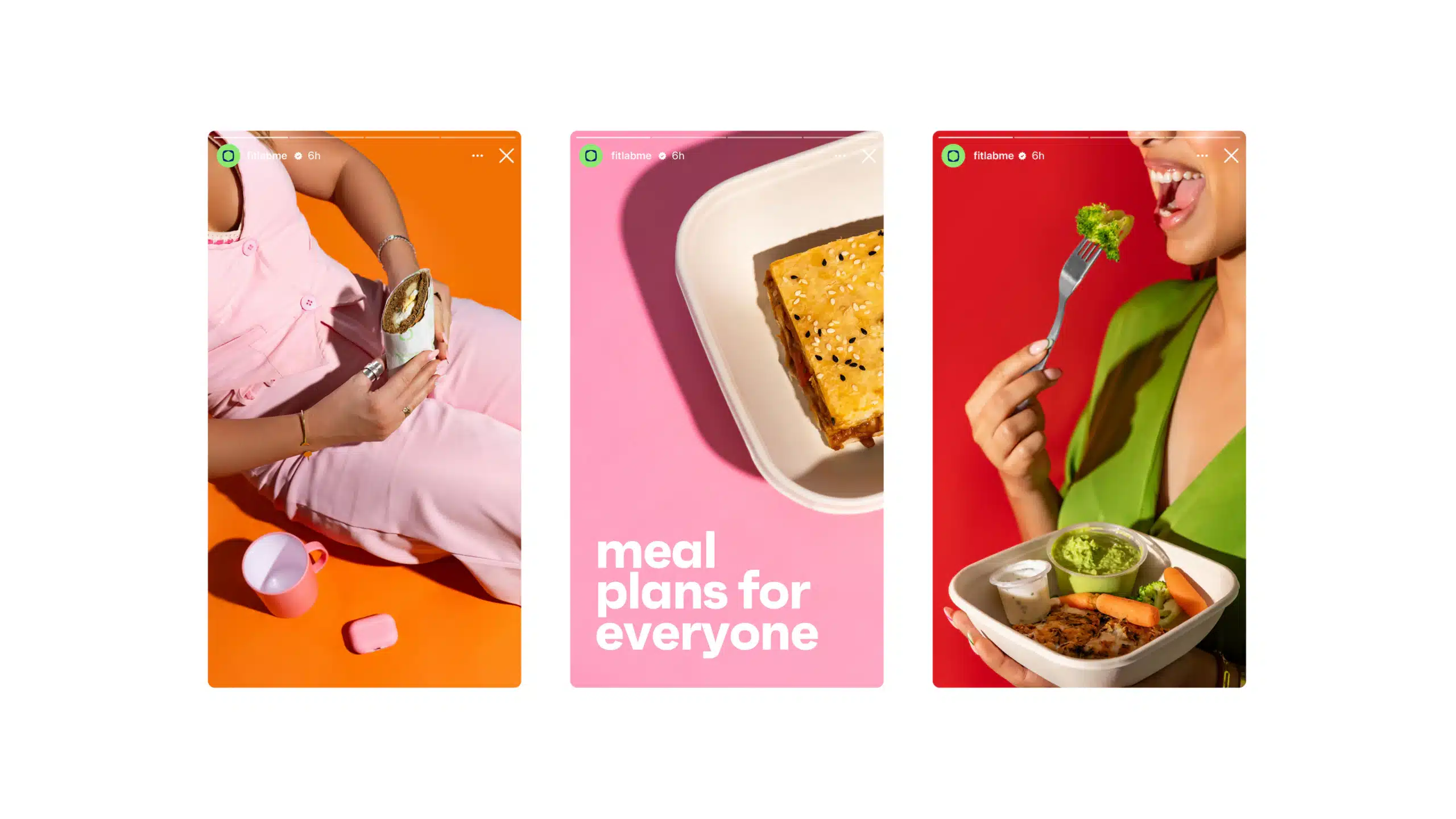 FitLab campaign art direction and food photography