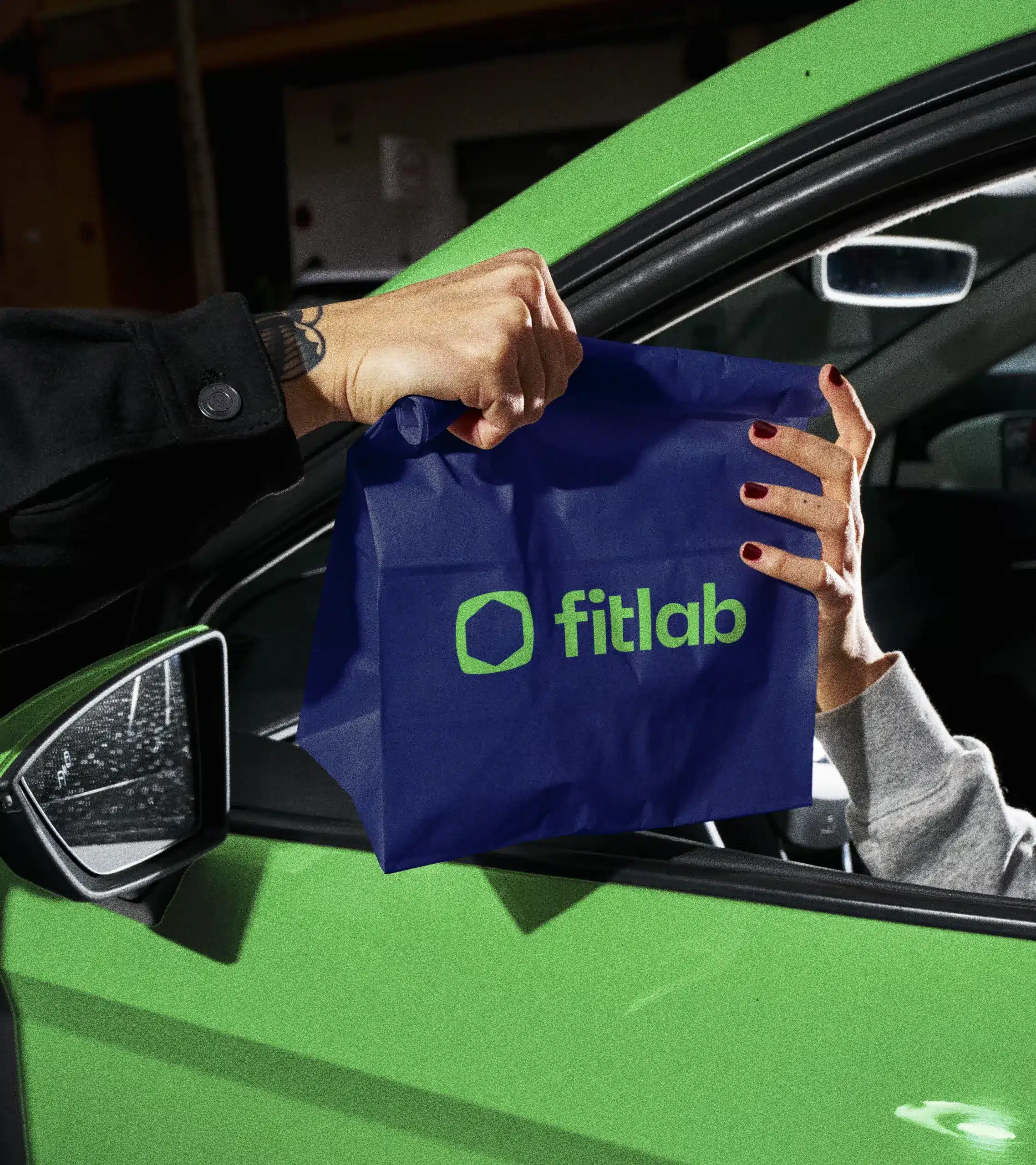 FitLab colorful logo and visual identity system